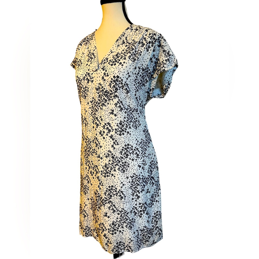 NWOT GAP Floral Pullover Midi Shift Dress with Pockets Size Small
